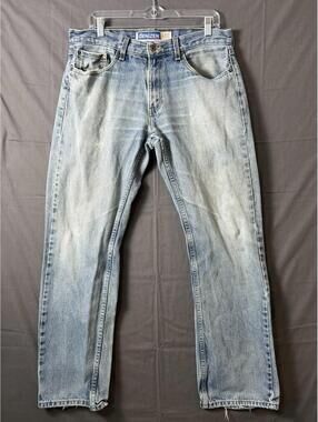 Denizen from Levis 281 Straight Fit Men's Jeans W33 L32 Light Wash Blue